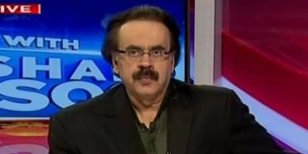 Dejected Shahid Masood bids farewell to electronic media